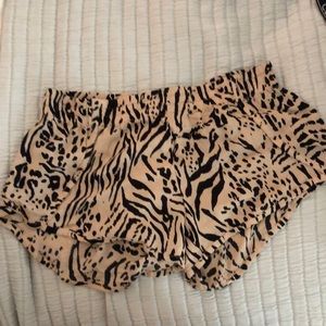 One Teaspoon Flowy Print Shorts